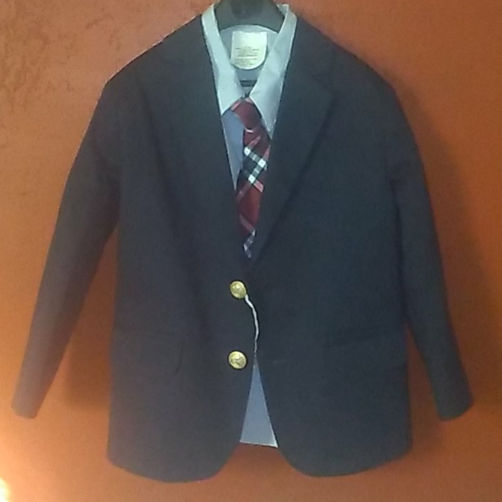 Boys 4 IZOD Blazer with Shirt and Tie
